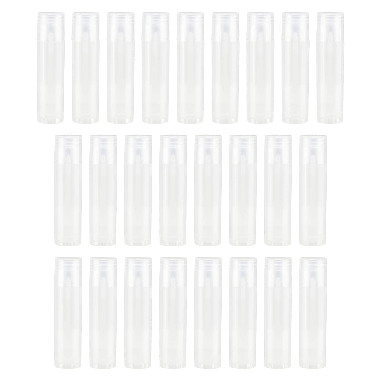 12 Packs: 25 ct. (300 total) Clear Plastic Lip Balm Tubes by Make Market®